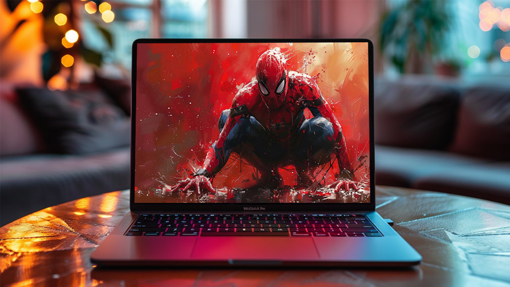 Fond d'écran Fan Art Spider-Man Marvel 4K HD pour PC Bureau mac portable mobile iPhone téléchargement gratuit arrière-plan ultraHD UHD