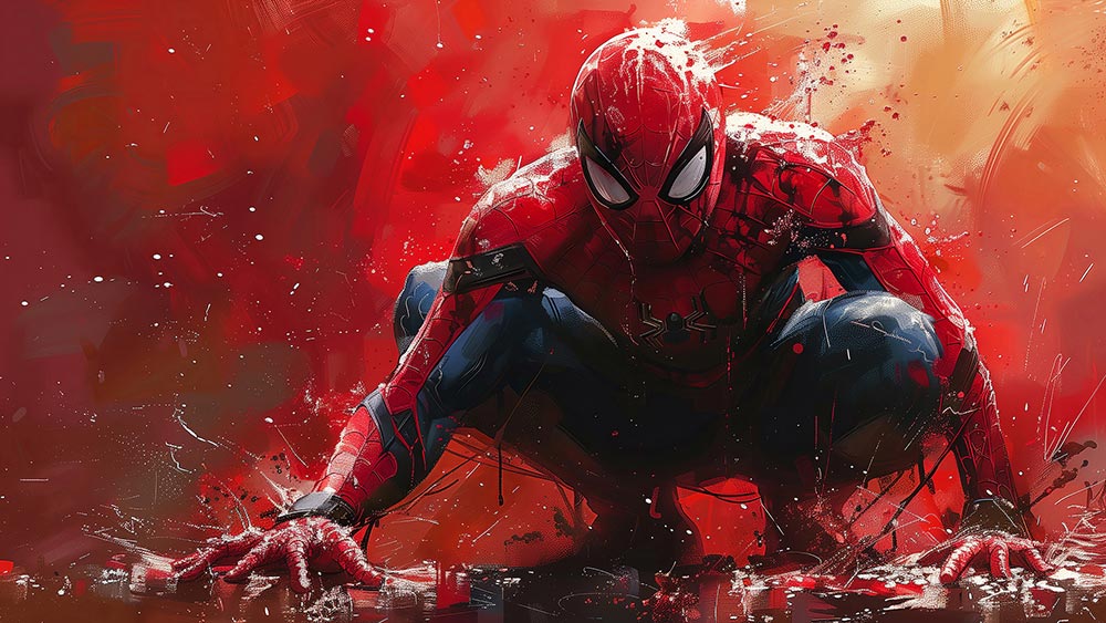 Marvel Spiderman Fan Art Wallpaper 4K HD free download Background