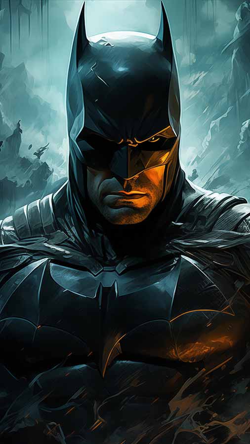 Téléchargement gratuit de fond d'écran DC Batman Art 4K HD pour téléphone et mobile iPhone