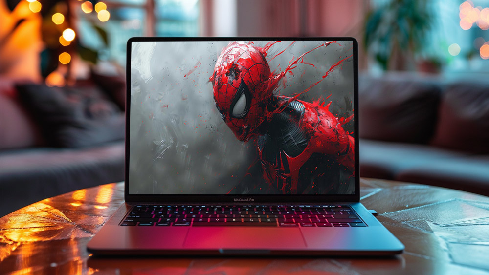 Fond d'écran Art Spider-man 4K HD pour PC Bureau mac portable mobile iPhone téléphone téléchargement gratuit arrière-plan ultraHD UHD