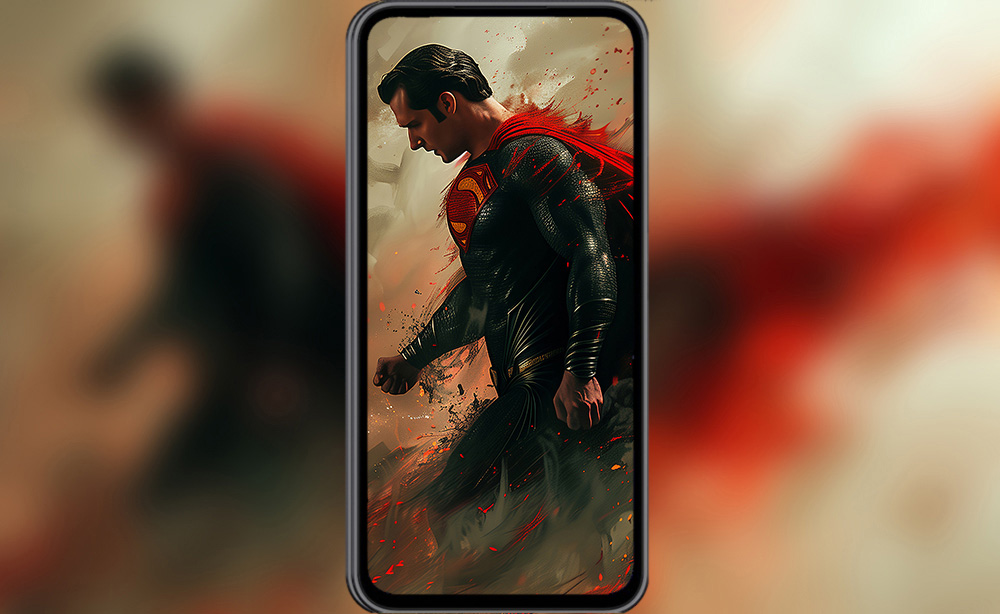 Fond d'écran Superman Art 4K HD pour PC Bureau mac portable mobile iPhone téléphone téléchargement gratuit arrière-plan ultraHD UHD