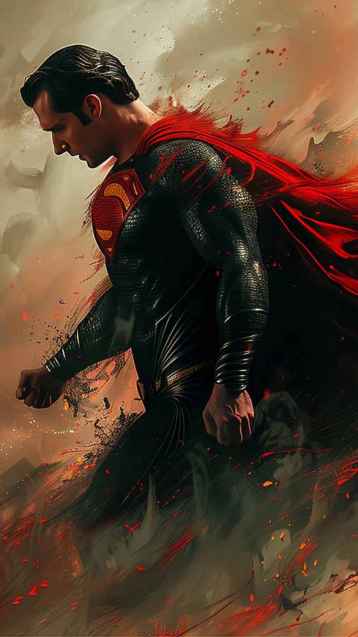 Fond d'écran Superman Art 4K HD téléchargement gratuit Ultra HD pour téléphone Android et iPhone