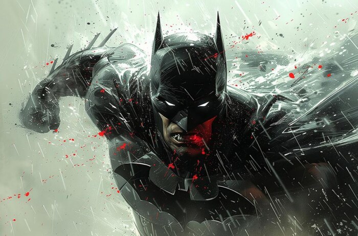 Fond d'écran illustration Batman 4K HD pour PC Bureau mac portable mobile iPhone téléchargement gratuit arrière-plan