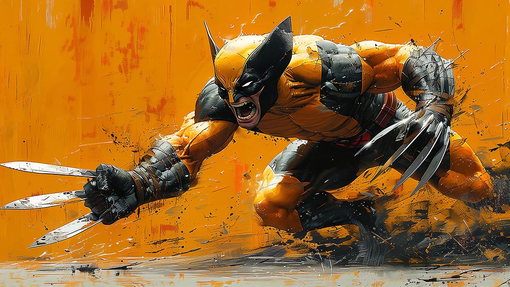 Wolverine XMEN Marvel fond d'écran 4K HD pour PC de bureau Mac ordinateur portable mobile iPhone téléphone téléchargement gratuit fond ultraHD UHD
