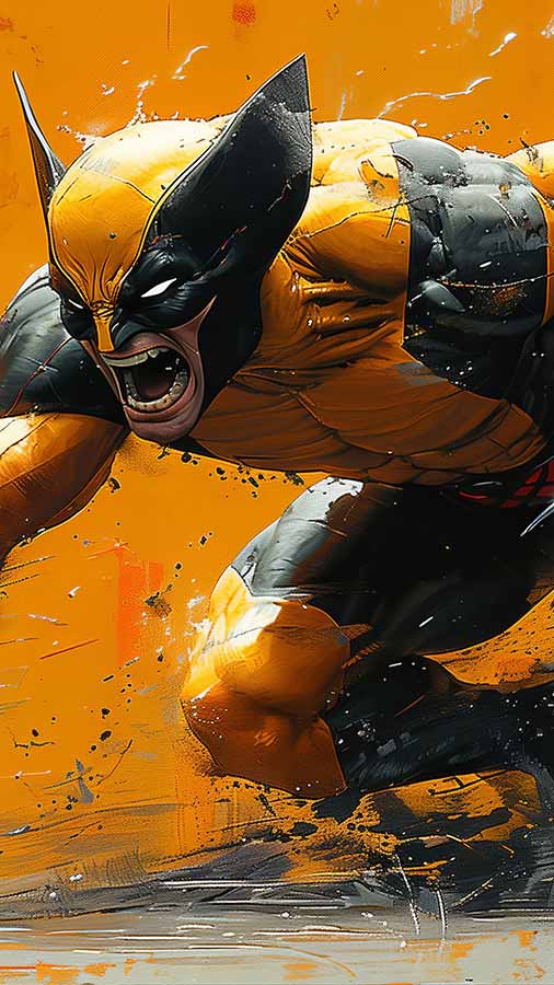 Fond d'écran X-Men Wolverine Marvel 4K HD gratuit à télécharger en Ultra HD pour téléphones Android et iPhone