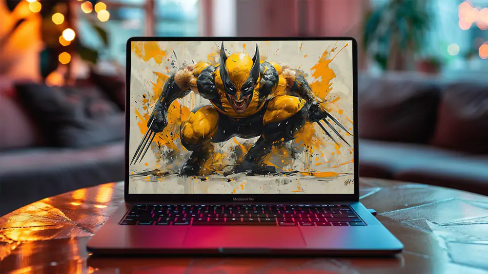 Wolverine Art fond d'écran 4K HD pour PC de bureau Mac ordinateur portable mobile iPhone téléphone téléchargement gratuit fond ultraHD UHD