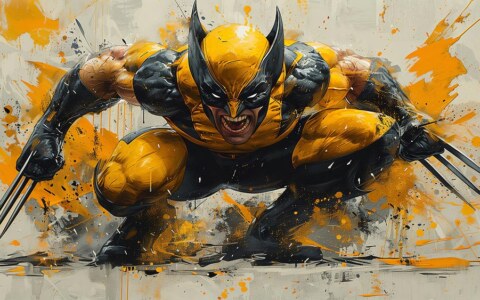 Wolverine Art fond d'écran 4K HD pour PC de bureau Mac ordinateur portable mobile iPhone téléphone téléchargement gratuit fond ultraHD UHD