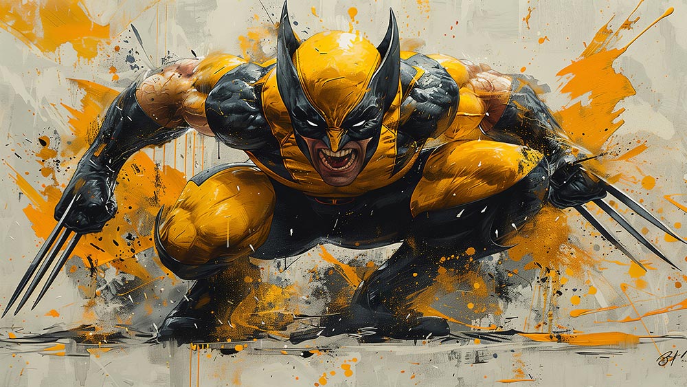 Wolverine Art wallpaper 4K HD for PC Desktop mac laptop mobile iphone Phone free download background ultraHD UHD