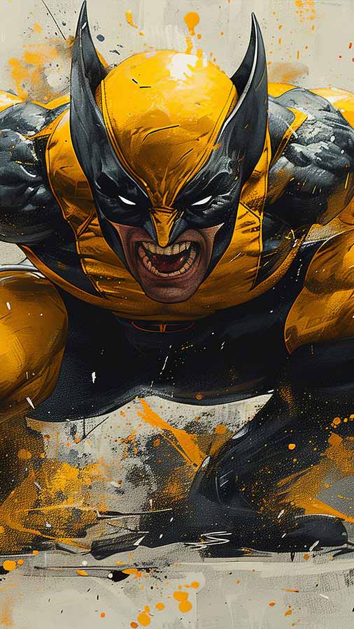 Wolverine Art Wallpaper 4K HD free download Background UltraHD for android phone and iphone