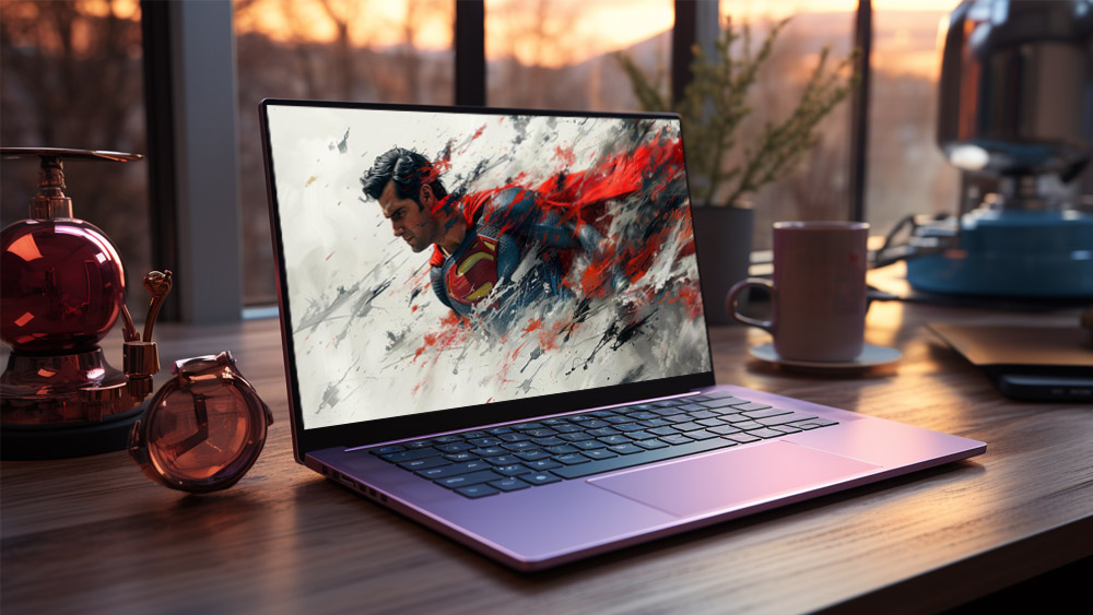 Fond d'écran illustration Superman L'Homme d'Acier 4K HD pour PC Bureau mac portable mobile iPhone téléchargement gratuit arrière-plan