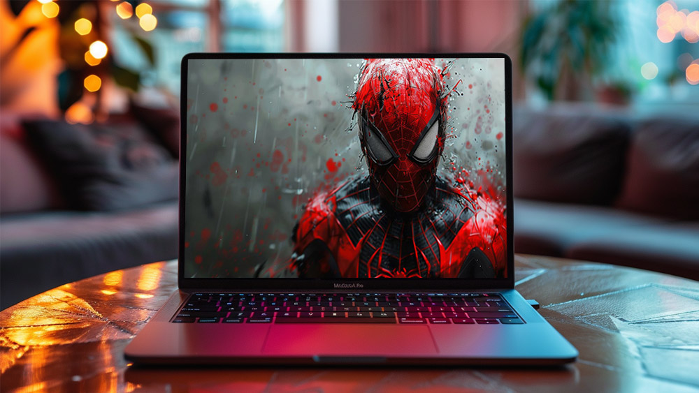 Fond d'écran Marvel Spiderman 4K HD pour PC Bureau mac portable mobile iPhone téléchargement gratuit arrière-plan ultraHD UHD