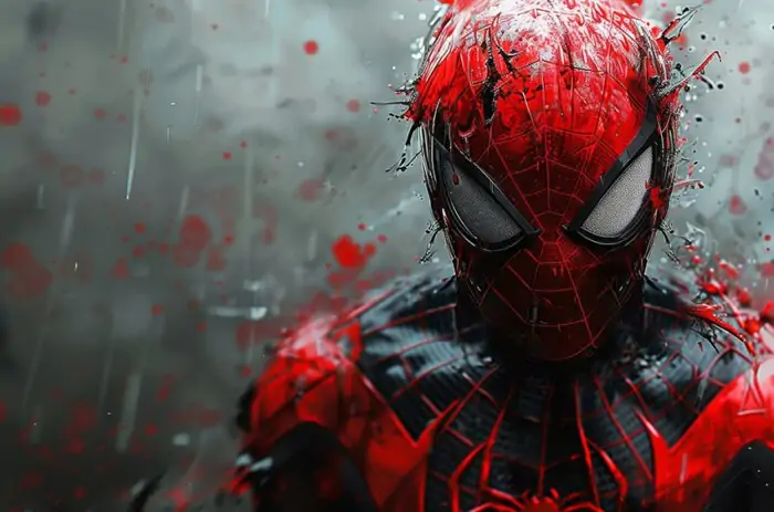 Marvel Spiderman Art wallpaper 4K HD for PC Desktop mac laptop mobile iphone Phone free download background ultraHD UHD