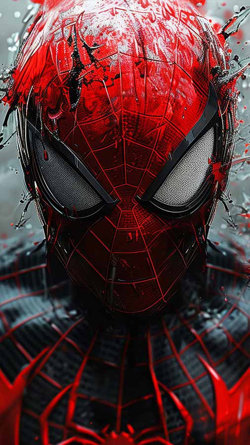 Fond d'écran artistique Marvel Spiderman 4K HD à télécharger gratuitement en Ultra HD pour téléphones Android et iPhone