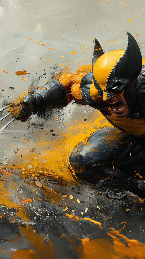 Téléchargement gratuit du fond d'écran Wolverine 4K HD pour téléphone et mobile iPhone