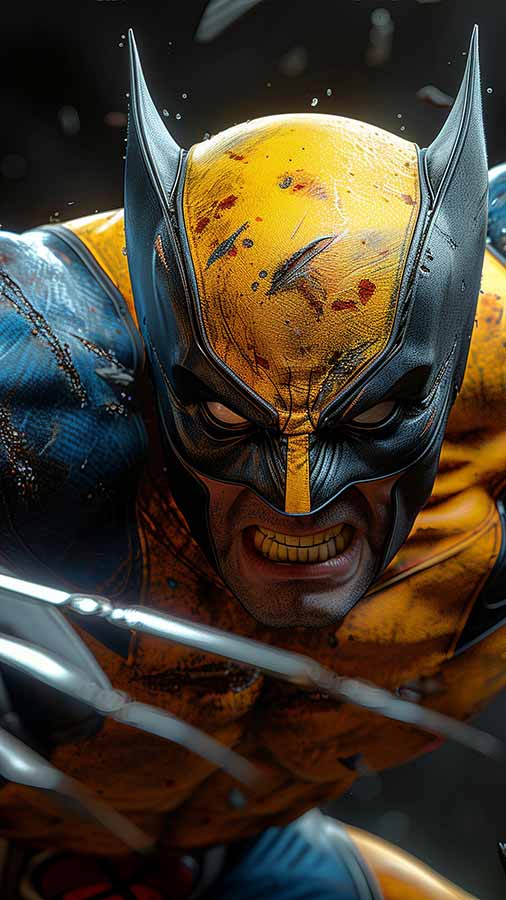 Wolverine Attack Mode wallpaper 4K HD free download for iphone phone and mobile
