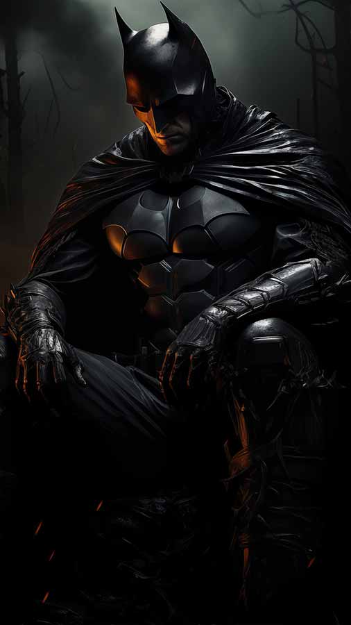 Fond d'écran Batman Le Chevalier Noir 4K HD gratuit à télécharger en Ultra HD pour téléphone Android et iPhone