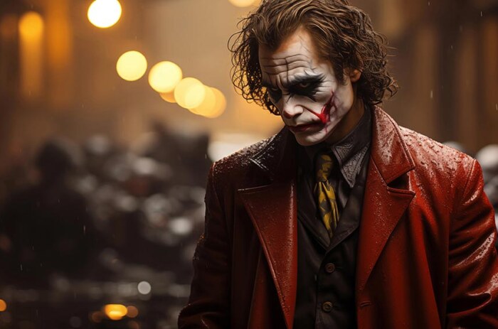 Le fond d'écran Joker DC 4K HD pour PC de bureau Mac ordinateur portable mobile iPhone téléphone téléchargement gratuit fond ultraHD UHD