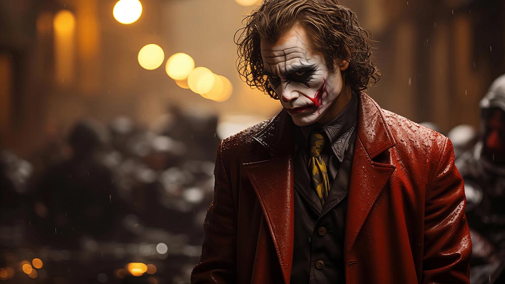 Le fond d'écran Joker DC 4K HD pour PC de bureau Mac ordinateur portable mobile iPhone téléphone téléchargement gratuit fond ultraHD UHD