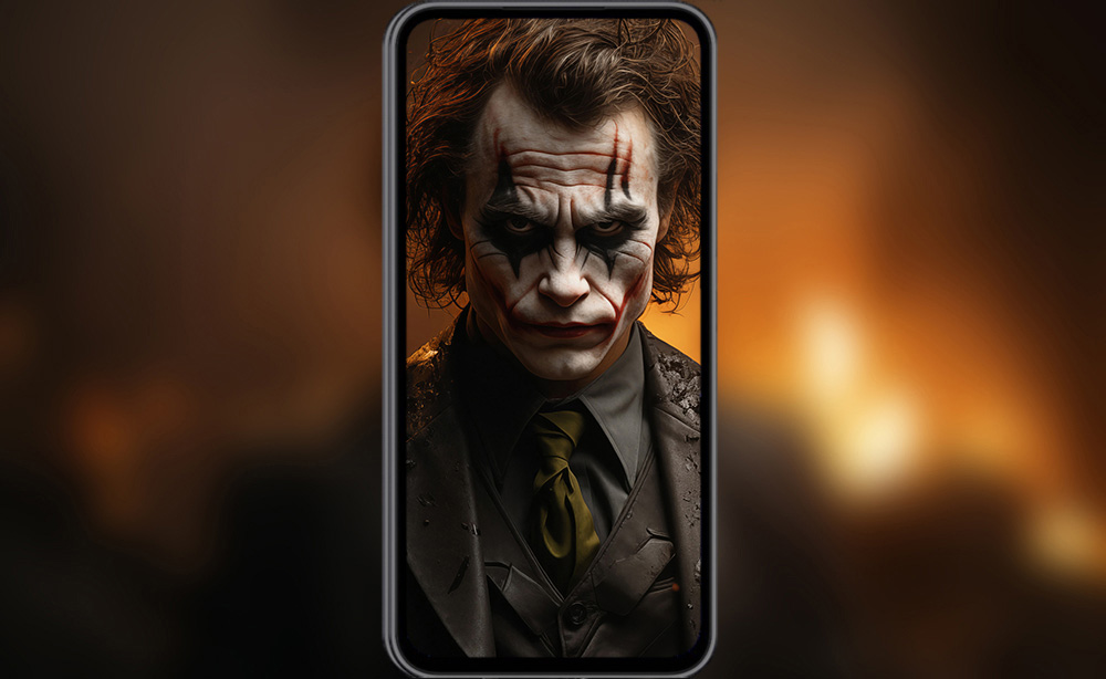 Le fond d'écran Joker 4K HD pour PC ordinateur mac portable mobile iPhone téléchargement gratuit arrière-plan