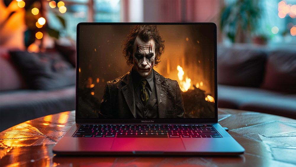 Le fond d'écran Joker 4K HD pour PC ordinateur mac portable mobile iPhone téléchargement gratuit arrière-plan