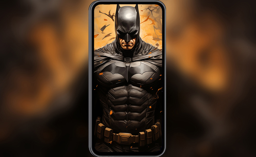 Fond d'écran DC Batman Art 4K HD pour PC de bureau Mac ordinateur portable mobile iPhone téléphone téléchargement gratuit fond ultraHD UHD