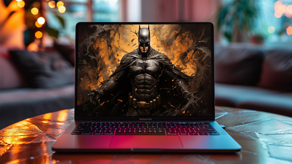 Fond d'écran DC Batman Art 4K HD pour PC de bureau Mac ordinateur portable mobile iPhone téléphone téléchargement gratuit fond ultraHD UHD
