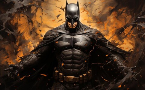 Fond d'écran DC Batman Art 4K HD pour PC de bureau Mac ordinateur portable mobile iPhone téléphone téléchargement gratuit fond ultraHD UHD