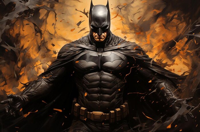 Fond d'écran DC Batman Art 4K HD pour PC de bureau Mac ordinateur portable mobile iPhone téléphone téléchargement gratuit fond ultraHD UHD