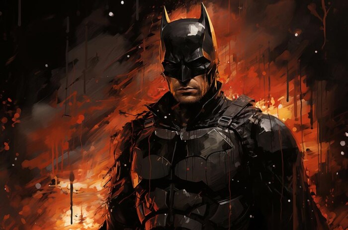 Fond d'écran Batman Fan Art 4K HD pour PC de bureau Mac ordinateur portable mobile iPhone téléphone téléchargement gratuit fond ultraHD UHD
