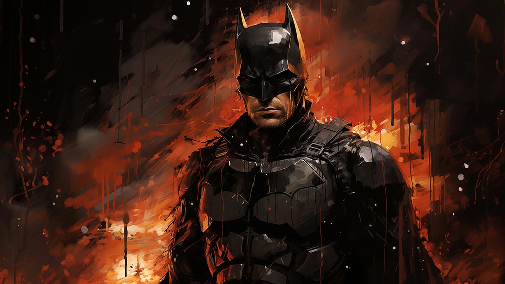 Fond d'écran Batman Fan Art 4K HD pour PC de bureau Mac ordinateur portable mobile iPhone téléphone téléchargement gratuit fond ultraHD UHD