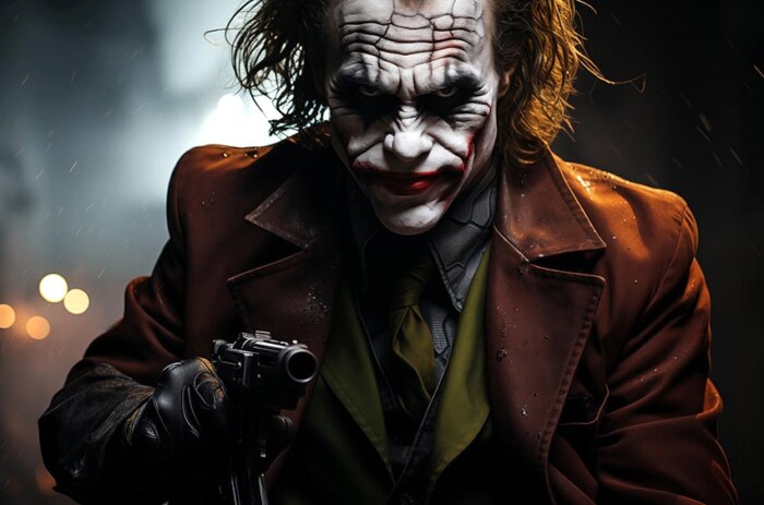 fond d'écran joker DC 4K HD pour PC de bureau Mac ordinateur portable mobile iPhone téléphone téléchargement gratuit fond ultraHD UHD
