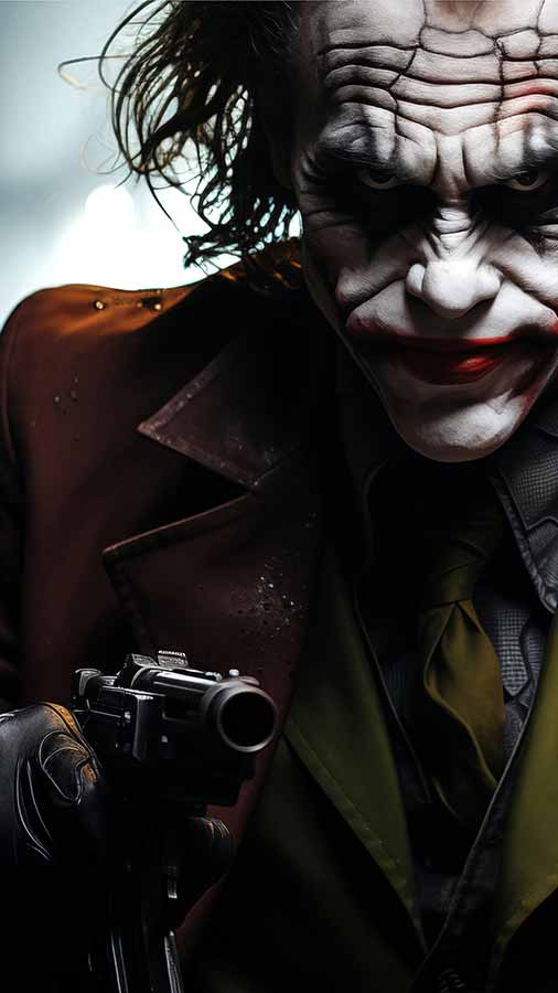 Fond d'écran 4K HD du Joker DC gratuit à télécharger en arrière-plan UltraHD pour téléphone Android et iPhone