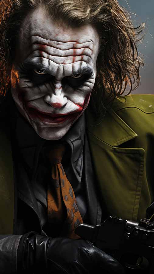 Fond d'écran Joker à Gotham City 4K HD gratuit à télécharger en Ultra HD pour téléphones Android et iPhone