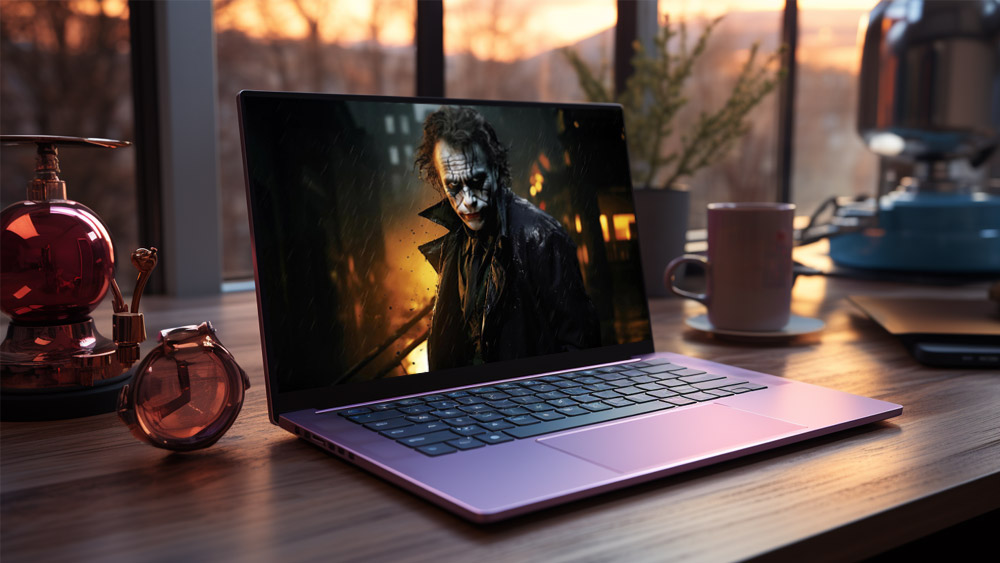 Fond d'écran Intense Joker 4K HD pour PC de bureau Mac ordinateur portable mobile iPhone téléphone téléchargement gratuit fond ultraHD UHD