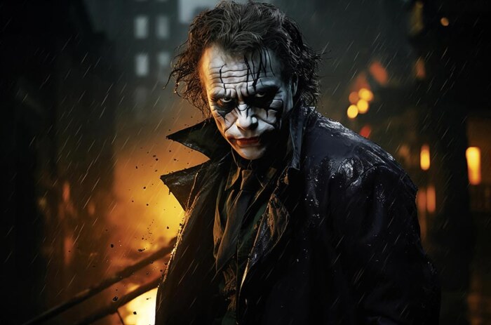 Fond d'écran Intense Joker 4K HD pour PC de bureau Mac ordinateur portable mobile iPhone téléphone téléchargement gratuit fond ultraHD UHD
