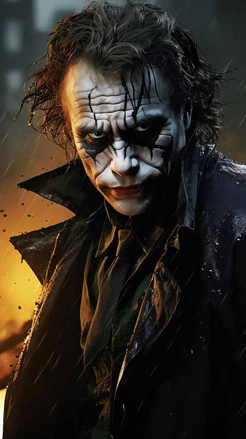Téléchargement gratuit du fond d'écran Intense Joker 4K HD Background UltraHD pour téléphone Android et iPhone
