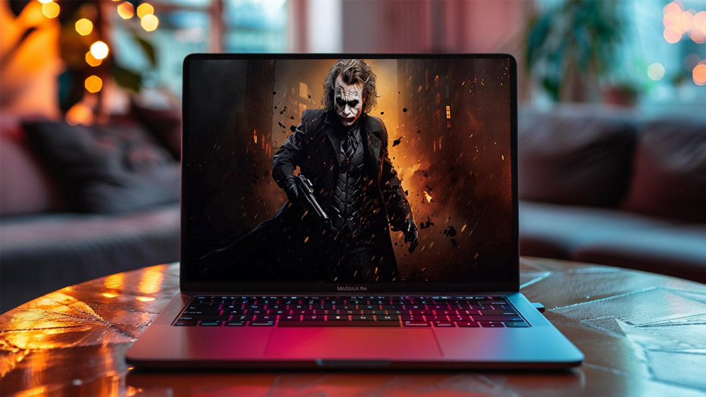 Le Joker à Gotham fond d'écran 4K HD pour PC de bureau Mac ordinateur portable mobile iPhone téléphone téléchargement gratuit fond ultraHD UHD