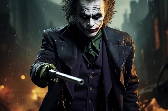 Le Joker agent du chaos fond d'écran 4K HD pour PC de bureau Mac ordinateur portable mobile iPhone téléphone téléchargement gratuit fond ultraHD UHD