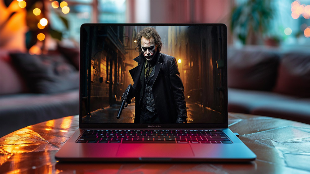 Le fond d'écran Joker DC 4K HD pour PC de bureau Mac ordinateur portable mobile iPhone téléphone téléchargement gratuit fond ultraHD UHD