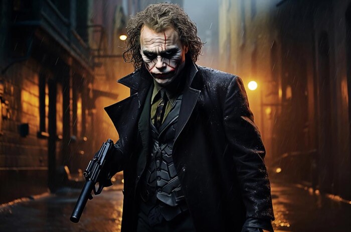 Le fond d'écran Joker DC 4K HD pour PC de bureau Mac ordinateur portable mobile iPhone téléphone téléchargement gratuit fond ultraHD UHD