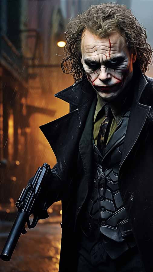 Fond d'écran Le Joker DC 4K HD gratuit à télécharger pour téléphones Android et iPhone