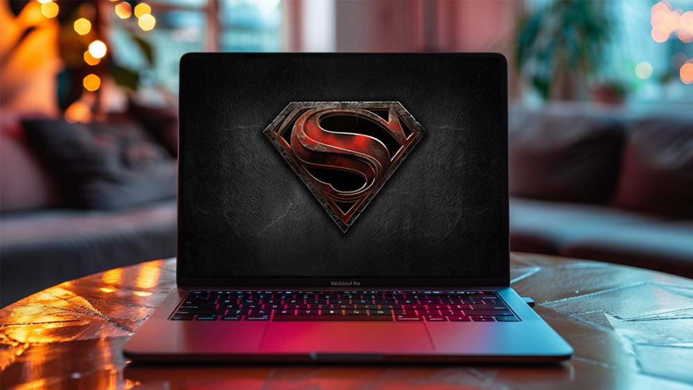 fond d'écran du logo Superman 4K HD pour PC de bureau Mac ordinateur portable mobile iPhone téléphone téléchargement gratuit arrière-plan