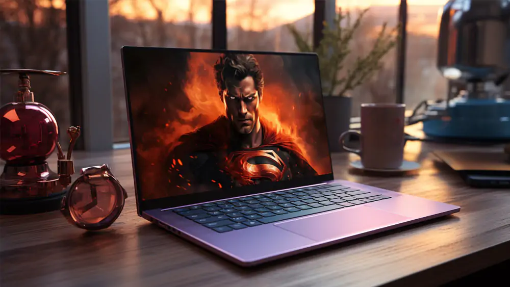 Fond d'écran Superman en flammes 4K HD pour PC de bureau Mac ordinateur portable mobile iPhone téléphone téléchargement gratuit fond d'écran