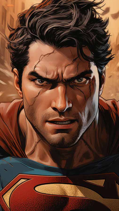 Fond d'écran Superman Comic 4K HD gratuit à télécharger Ultra HD pour téléphone Android et iPhone