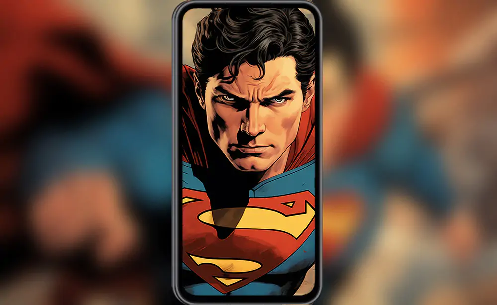 Fond d'écran de bande dessinée Superman 4K HD pour PC de bureau Mac ordinateur portable mobile iPhone téléphone téléchargement gratuit fond ultraHD UHD