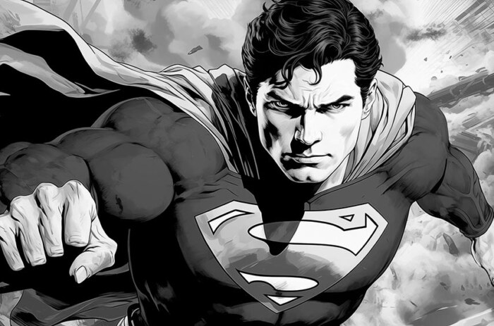 Fond d'écran Superman Art BD 4K HD pour PC Bureau mac portable mobile iPhone téléchargement gratuit arrière-plan ultraHD UHD