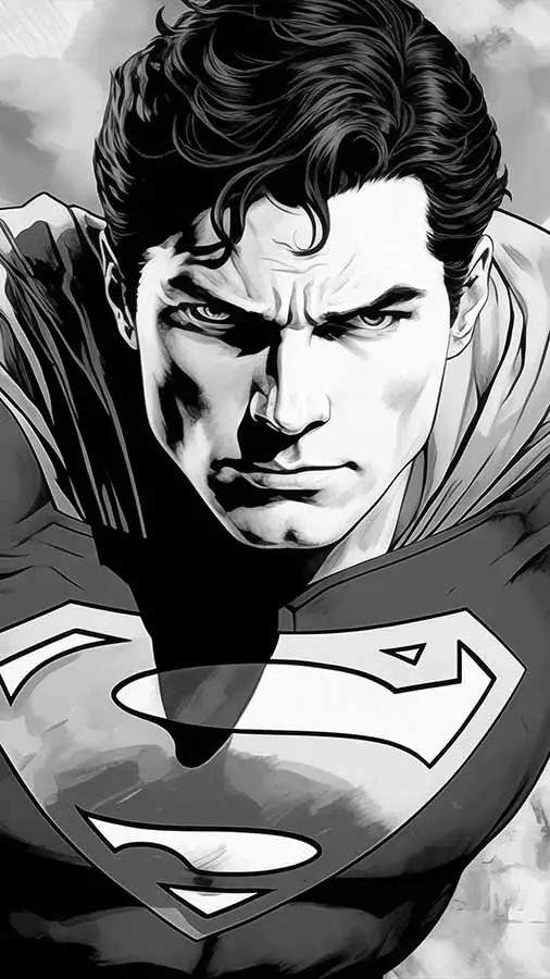 Comic Art Superman Wallpaper 4K HD free download Background UltraHD for Android phone and iphone