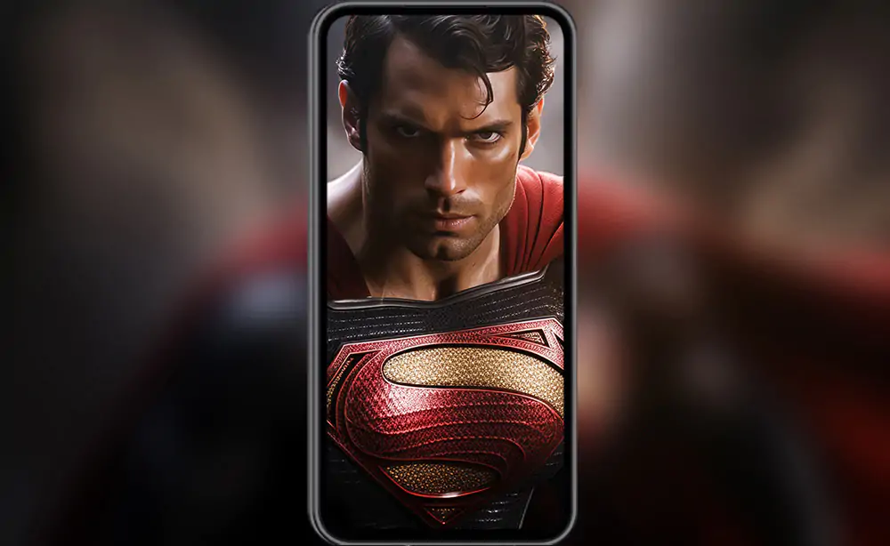 Fond d'écran Superman Art 4K HD pour PC Bureau mac portable mobile iPhone téléphone téléchargement gratuit arrière-plan ultraHD UHD