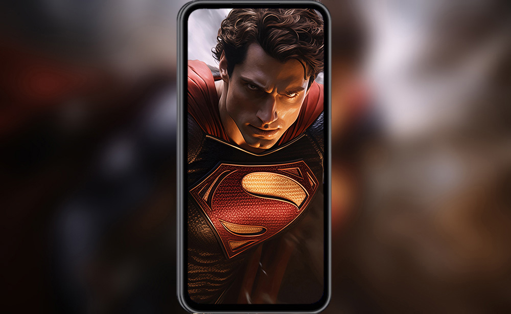 Superman intense fond d'écran 4K HD pour PC de bureau Mac ordinateur portable mobile iPhone téléphone téléchargement gratuit fond ultraHD UHD