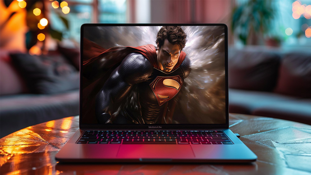 Superman intense fond d'écran 4K HD pour PC de bureau Mac ordinateur portable mobile iPhone téléphone téléchargement gratuit fond ultraHD UHD